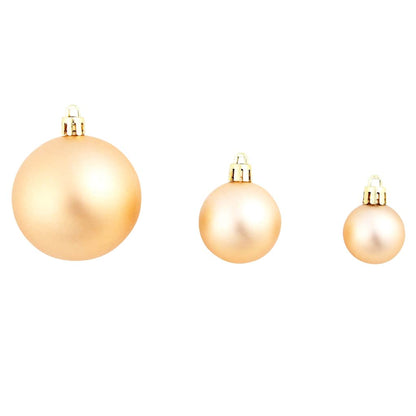 Set Palline di Natale 100 pz 3/4/6 cm Rosa/Oro | homemem39