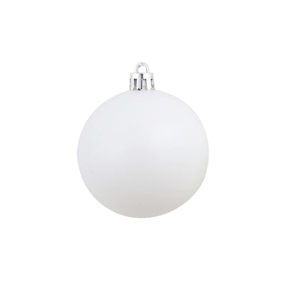 Set Palline di Natale 100 pz 3/4/6 cm Bianco/Grigio | homemem39