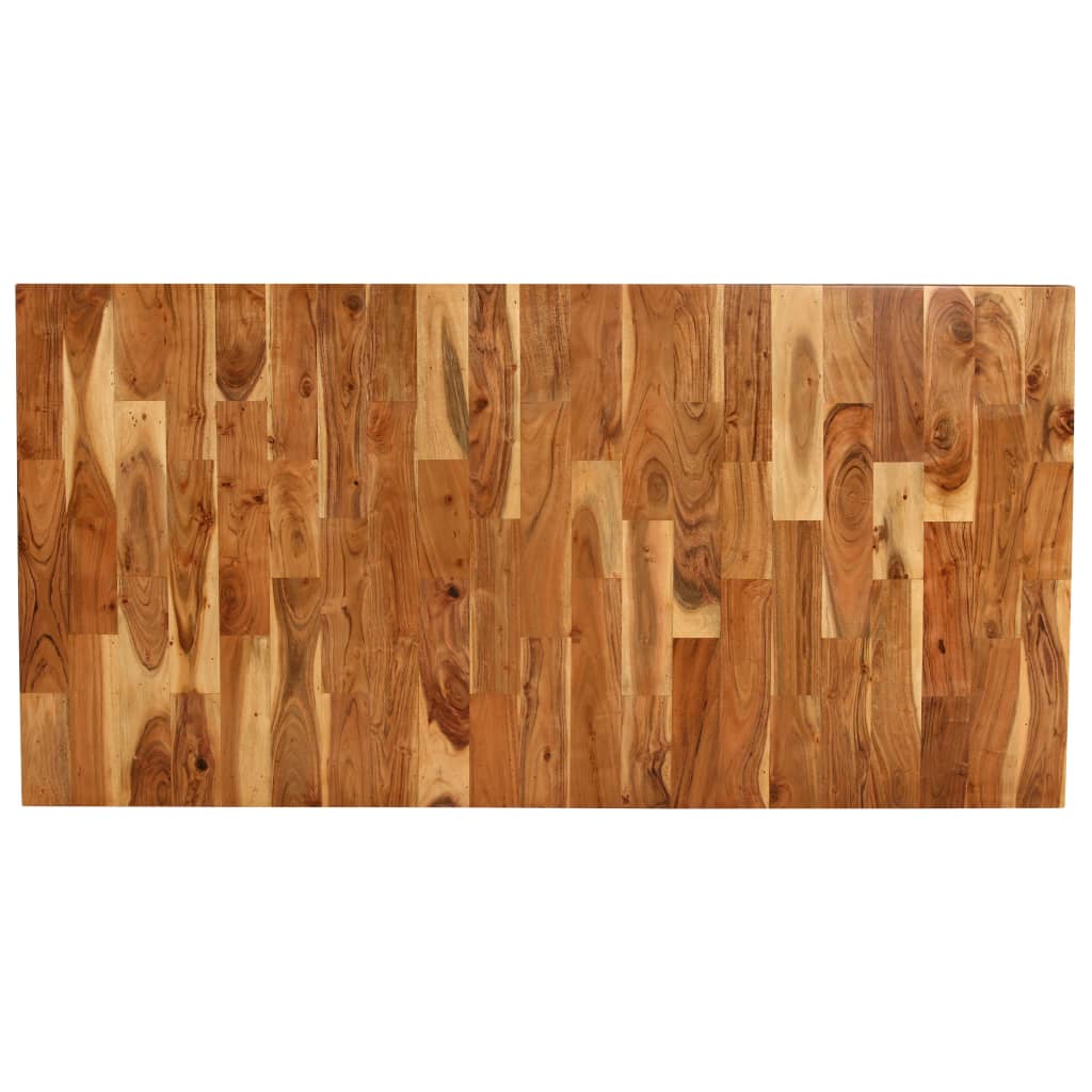 Tavolo da Pranzo Legno Massello di Acacia e Mango 180x90x76 cm - homemem39