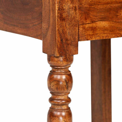 Sedie da Pranzo Classiche 2 pz in Legno Massello Finitura Ambra