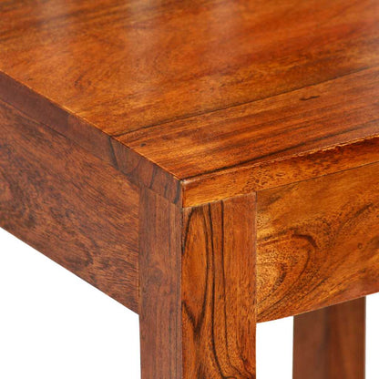 Sedie da Pranzo 2 pz in Legno Massello con Finitura Ambra