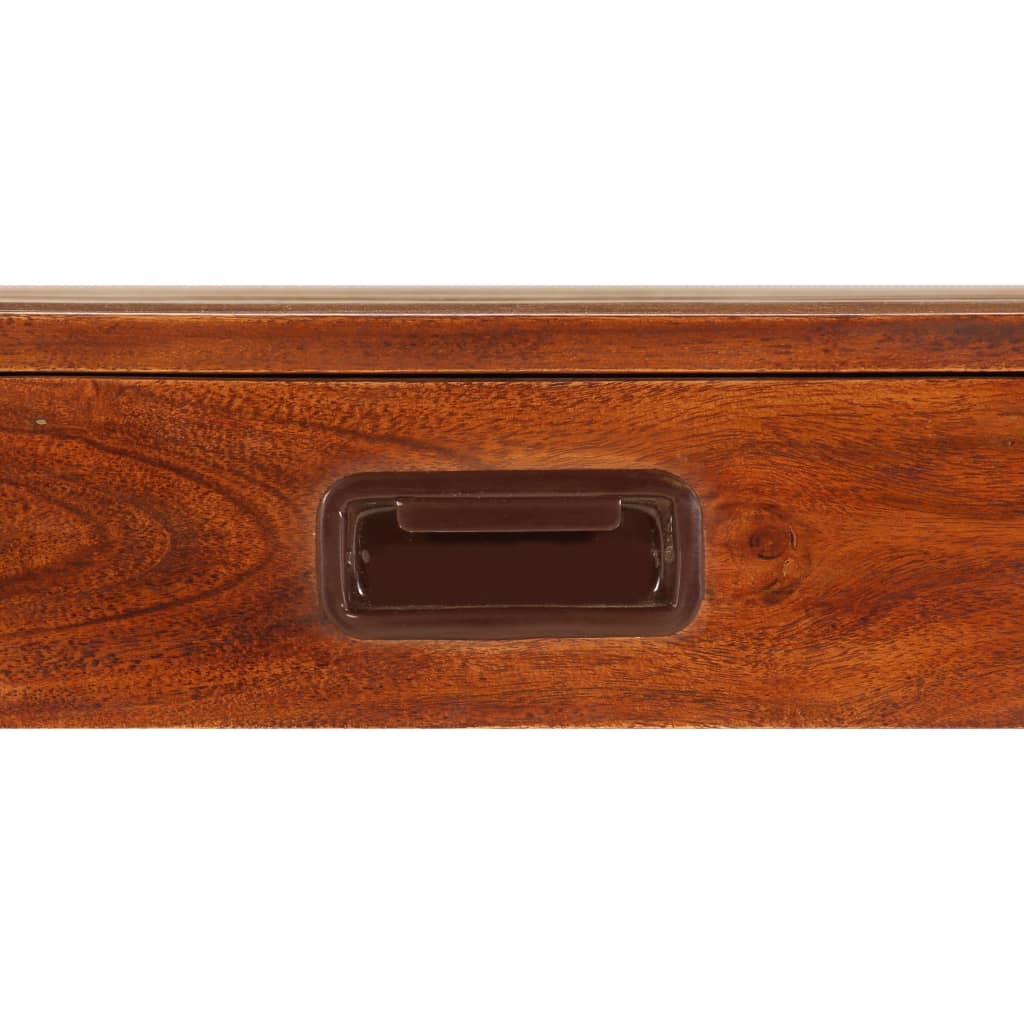 Libreria in Legno Acacia con Finitura Ambra 60x30x160 cm | homemem39