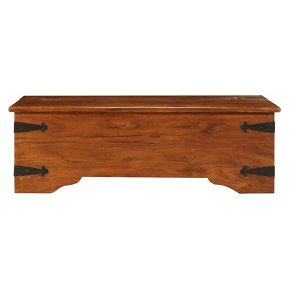 Tavolino da Salotto in Legno Acacia Finitura Ambra 110x55x35 cm | homemem39