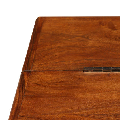 Tavolino da Salotto in Legno Acacia Finitura Ambra 110x55x35 cm | homemem39