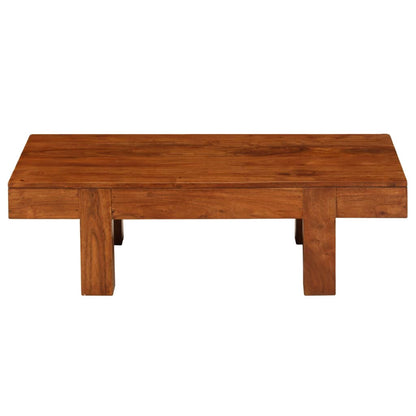 Tavolino da Salotto in Legno Acacia Finitura Ambra 110x55x35 cm | homemem39