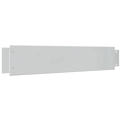 Pannelli Recinzione per Prato 20 pz Acciaio Zincato 100x20 cm | homemem39