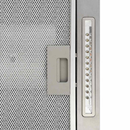 Cappa a Isola con Display LCD e Sensore Touch 756 m³/h LED