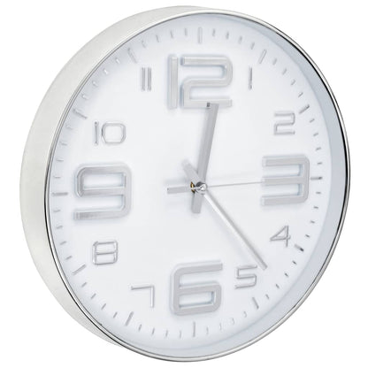 Orologio da Parete 30 cm Argento - homemem39