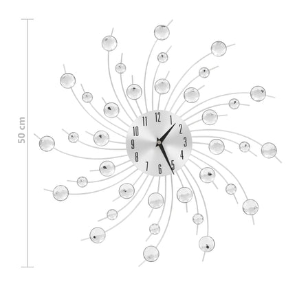 Orologio da Parete con Movimento al Quarzo Design Moderno 50 cm - homemem39