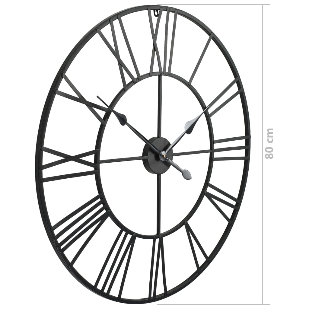 Orologio da Parete Vintage al Quarzo in Metallo 80cm XXL | homemem39