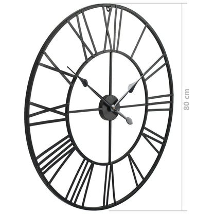 Orologio da Parete Vintage al Quarzo in Metallo 80cm XXL | homemem39