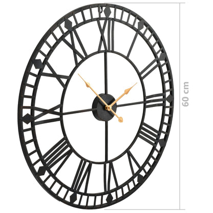 Orologio da Parete Vintage al Quarzo in Metallo 60 cm XXL | homemem39