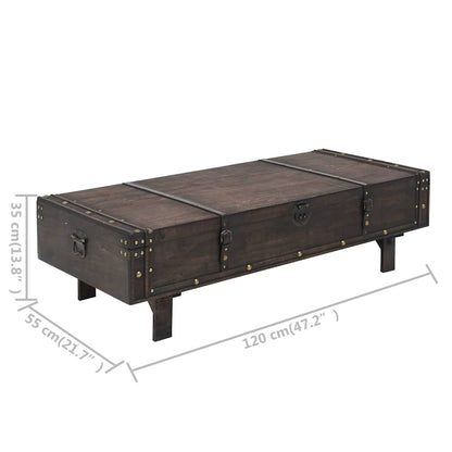 Tavolino da Salotto in Compensato Vintage 120x55x35 cm | homemem39