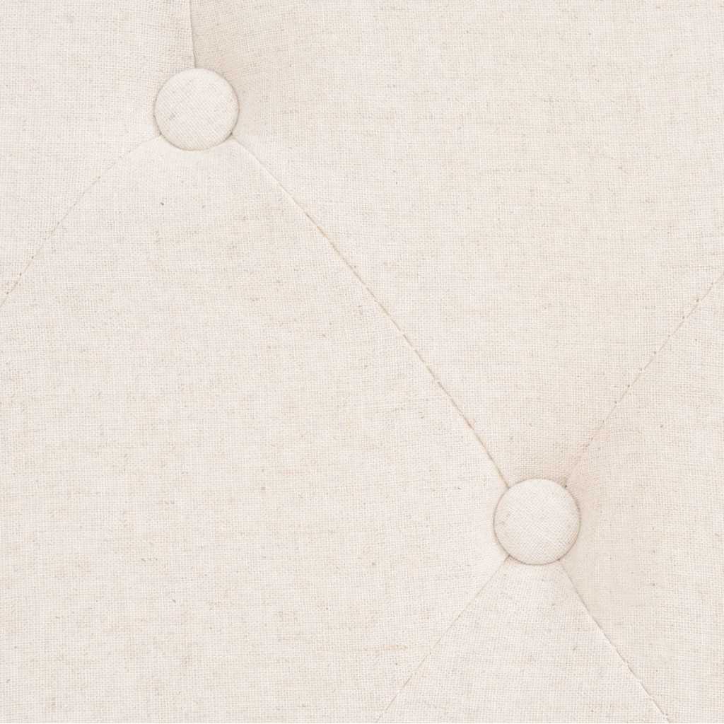 Set Divani 2 pz in Tessuto Bianco Crema