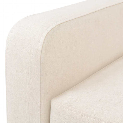 Set Divani 2 pz in Tessuto Bianco Crema | homemem39