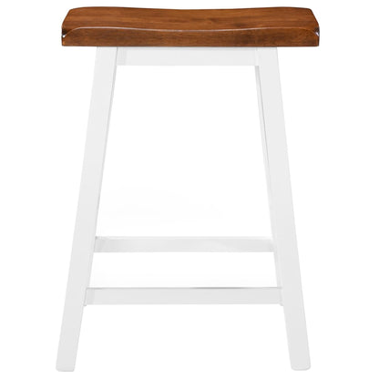 Sgabelli da Bar 2 pz in Legno Massello | homemem39