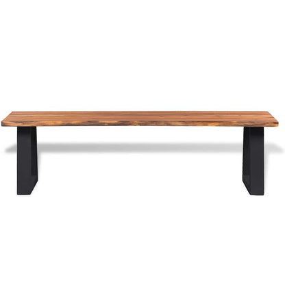 Panca in Legno Massello di Acacia 145 cm | homemem39