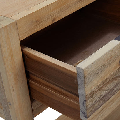 Tavolo Consolle 82x33x73 cm in Legno Massello di Acacia | homemem39