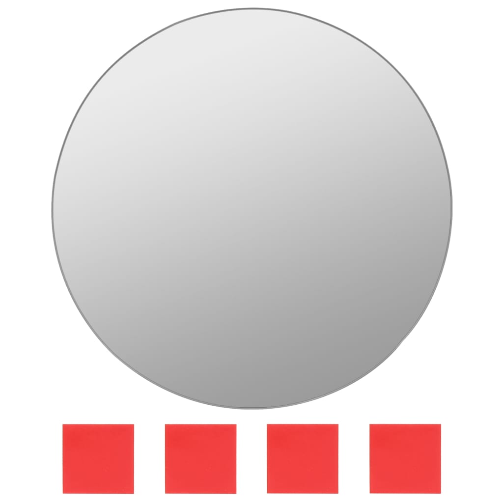 Set di Specchi da Parete 7 pz in Vetro Circolare | homemem39
