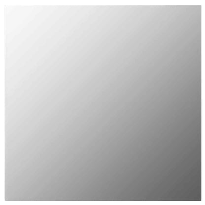 Specchio da Parete 40x40 cm Quadrato in Vetro