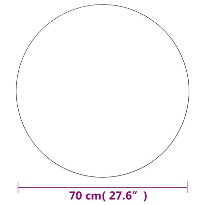 Wandspiegel 70 cm aus kreisförmigem Glas