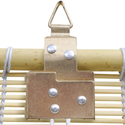 Tenda Avvolgibile in Bambù 80x220 cm Naturale - homemem39