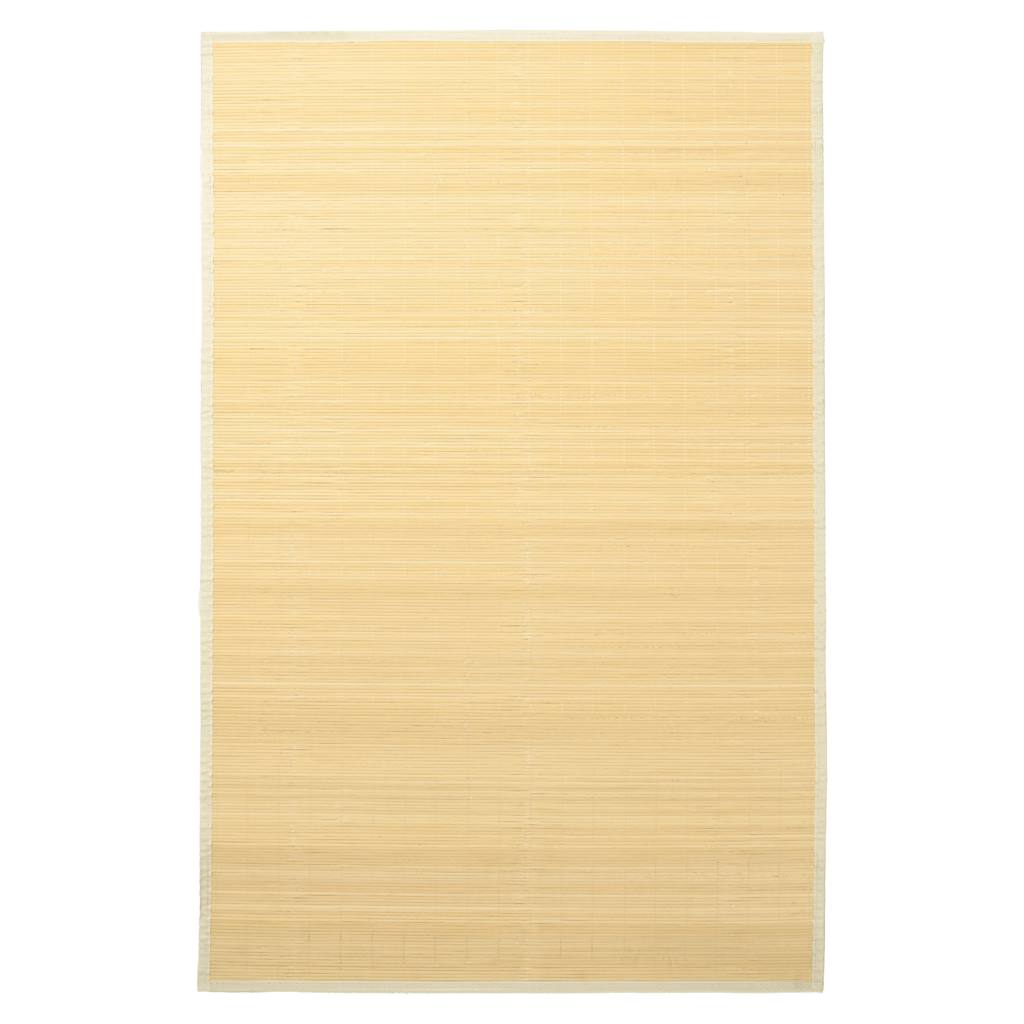 Tappeto in Bambù 100x160 cm Naturale - homemem39