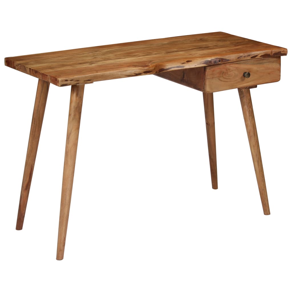 Scrittoio in Legno Massello di Acacia 110x50x76 cm