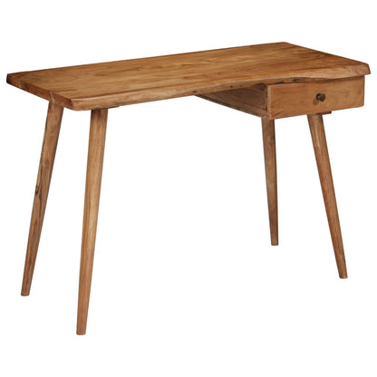 Scrittoio in Legno Massello di Acacia 110x50x76 cm