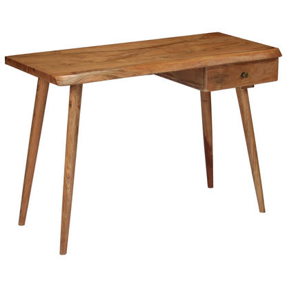 Scrittoio in Legno Massello di Acacia 110x50x76 cm