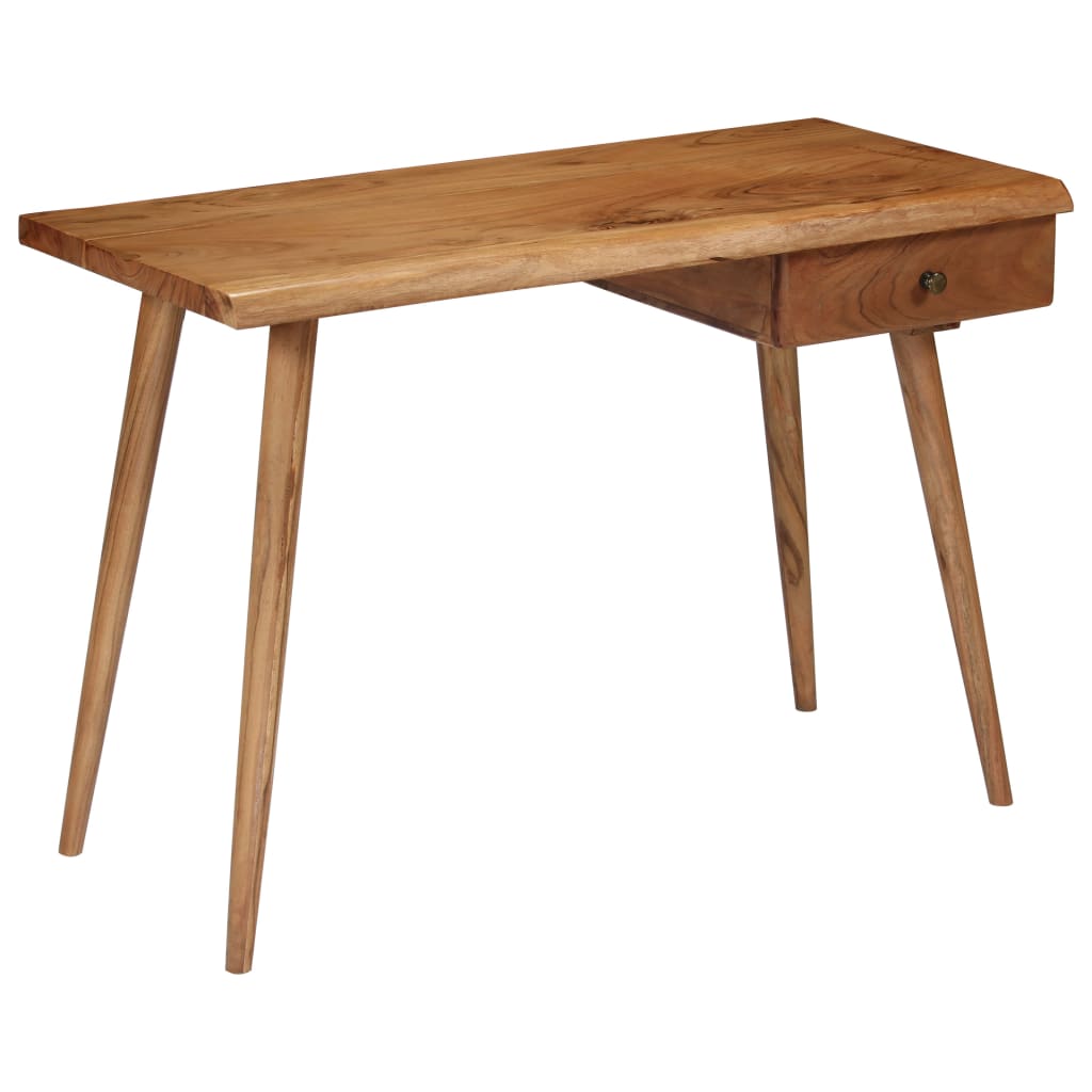 Scrittoio in Legno Massello di Acacia 110x50x76 cm