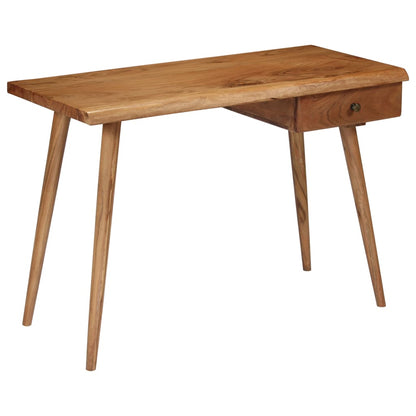 Scrittoio in Legno Massello di Acacia 110x50x76 cm