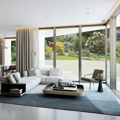 Pellicola per Finestra Design Smerigliato Strisce 0,9x20 m PVC