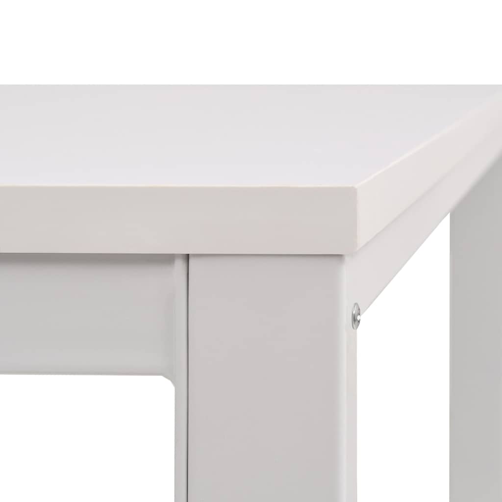 Scrivania 120x60x75 cm Bianca | homemem39