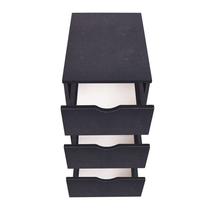 Cassettiera 33x45x60 cm Nera | homemem39