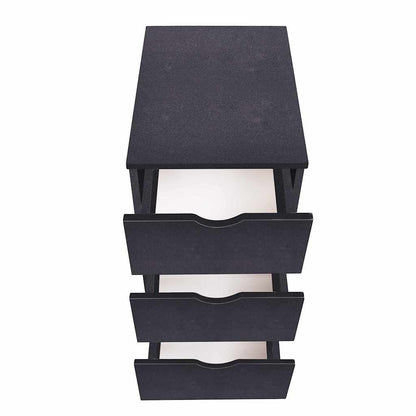 Cassettiera 33x45x60 cm Nera