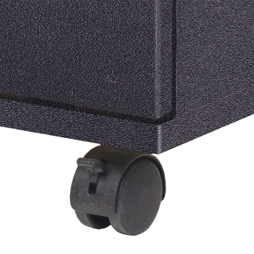 Cassettiera 33x45x60 cm Nera