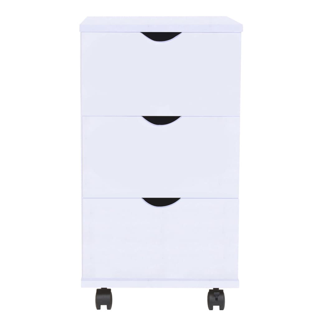 Cassettiera 33x45x60 cm Bianca | homemem39