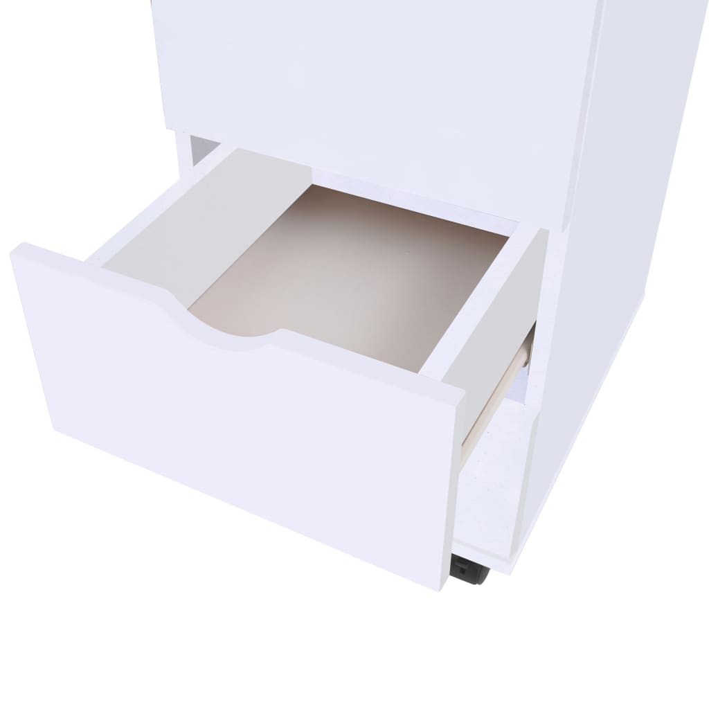 Cassettiera 33x45x60 cm Bianca | homemem39