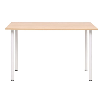 Tavolo da Pranzo 120x60x73 cm Rovere e Bianco - homemem39