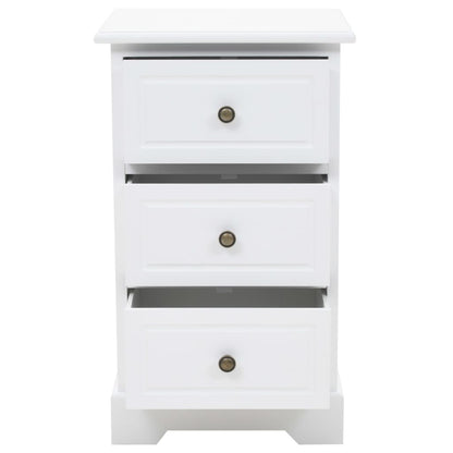 Comodino in MDF e Legno di Pino 35x32x59 cm | homemem39