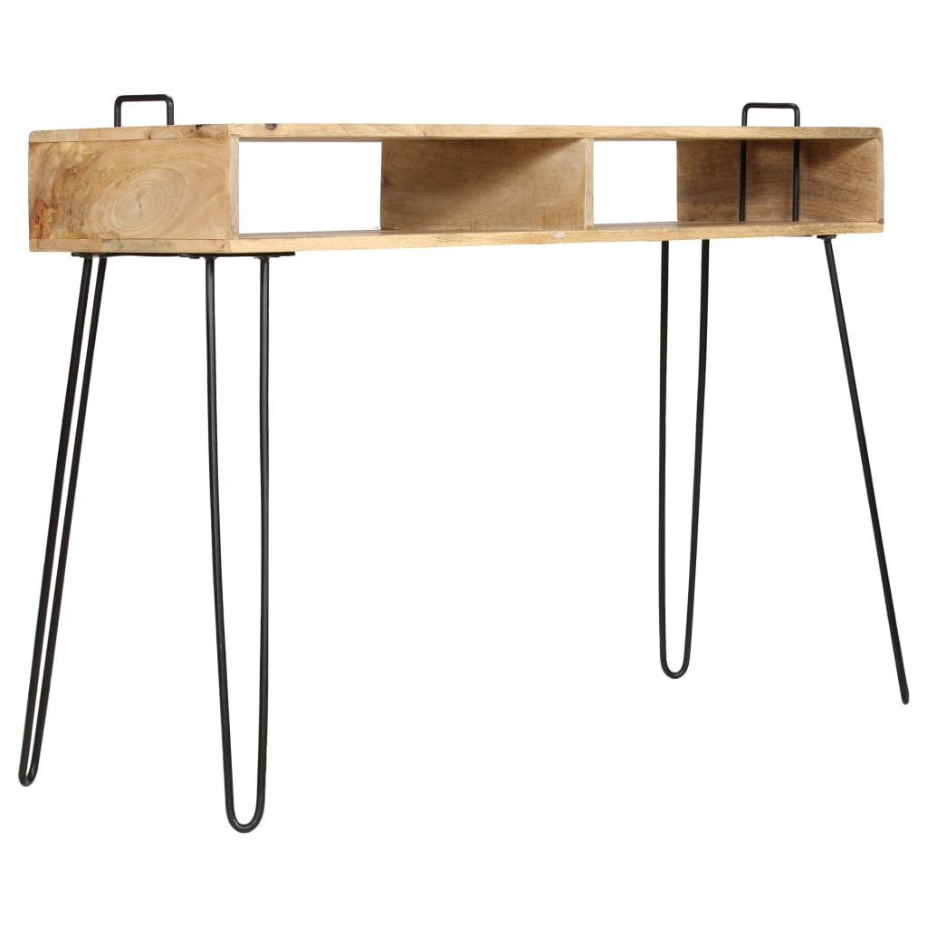 Tavolo Consolle in Legno Massello di Mango 115x35x76 cm | homemem39
