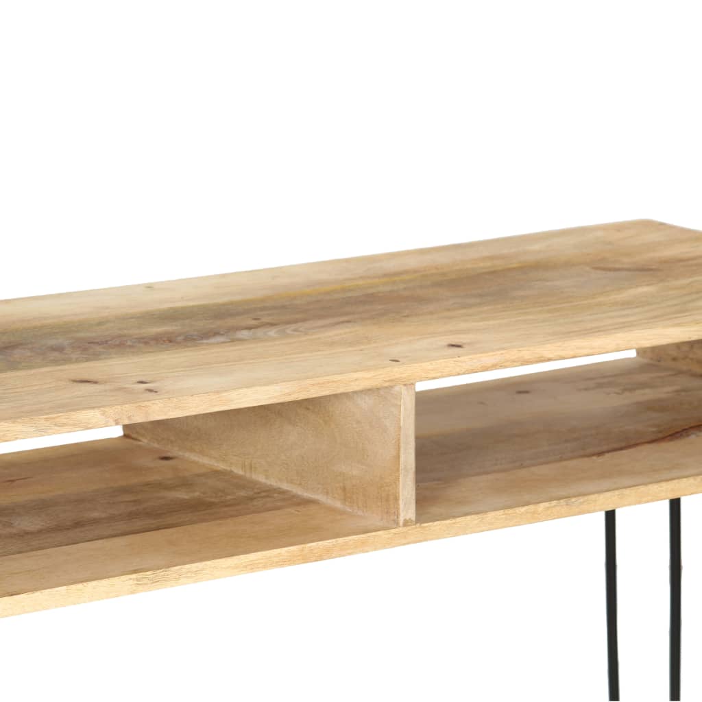 Tavolo Consolle in Legno Massello di Mango 115x35x76 cm | homemem39