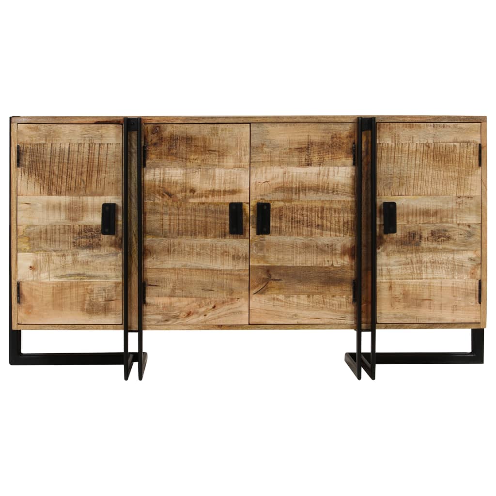 Credenza in Legno Massello di Mango 150x40x80 cm - homemem39