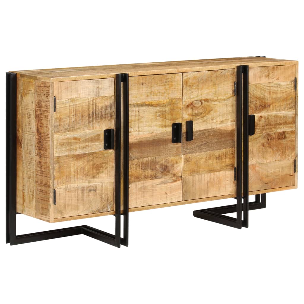 Credenza in Legno Massello di Mango 150x40x80 cm - homemem39