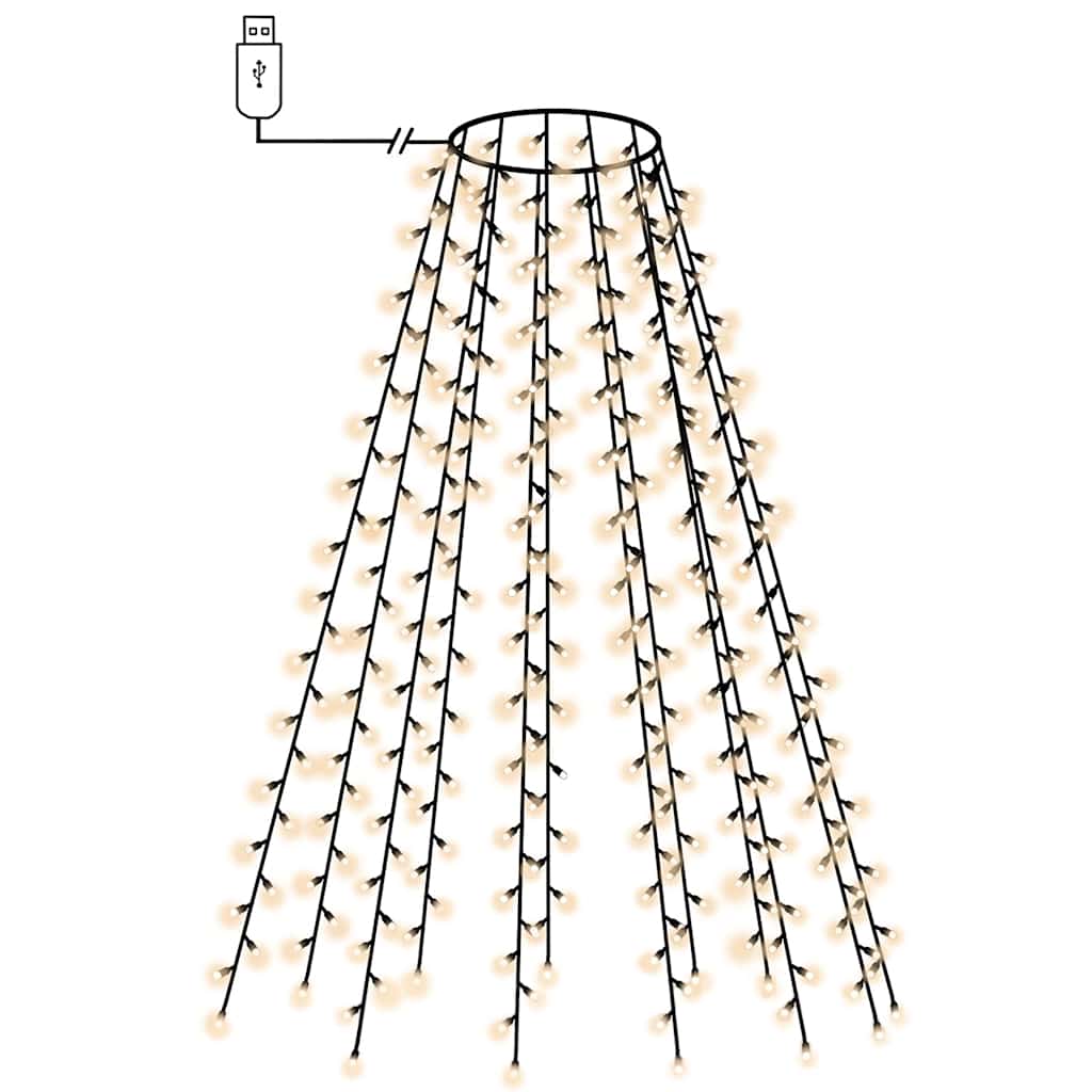 Luci per Albero di Natale con 180 LED 180 cm | homemem39