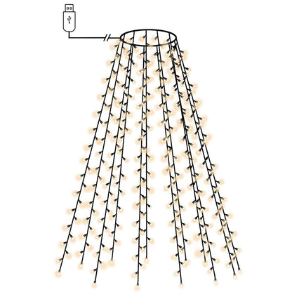 Luci per Albero di Natale con 180 LED 180 cm | homemem39