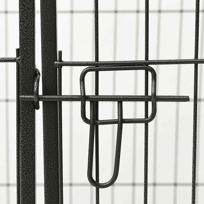 Box per Cuccioli in Acciaio 91,5x59x61 cm | homemem39