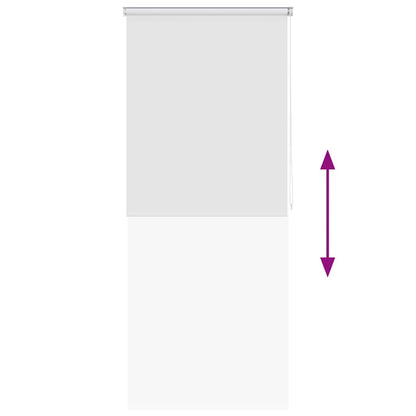 Tenda a Rullo per Doccia 100x240 cm Bianco - homemem39