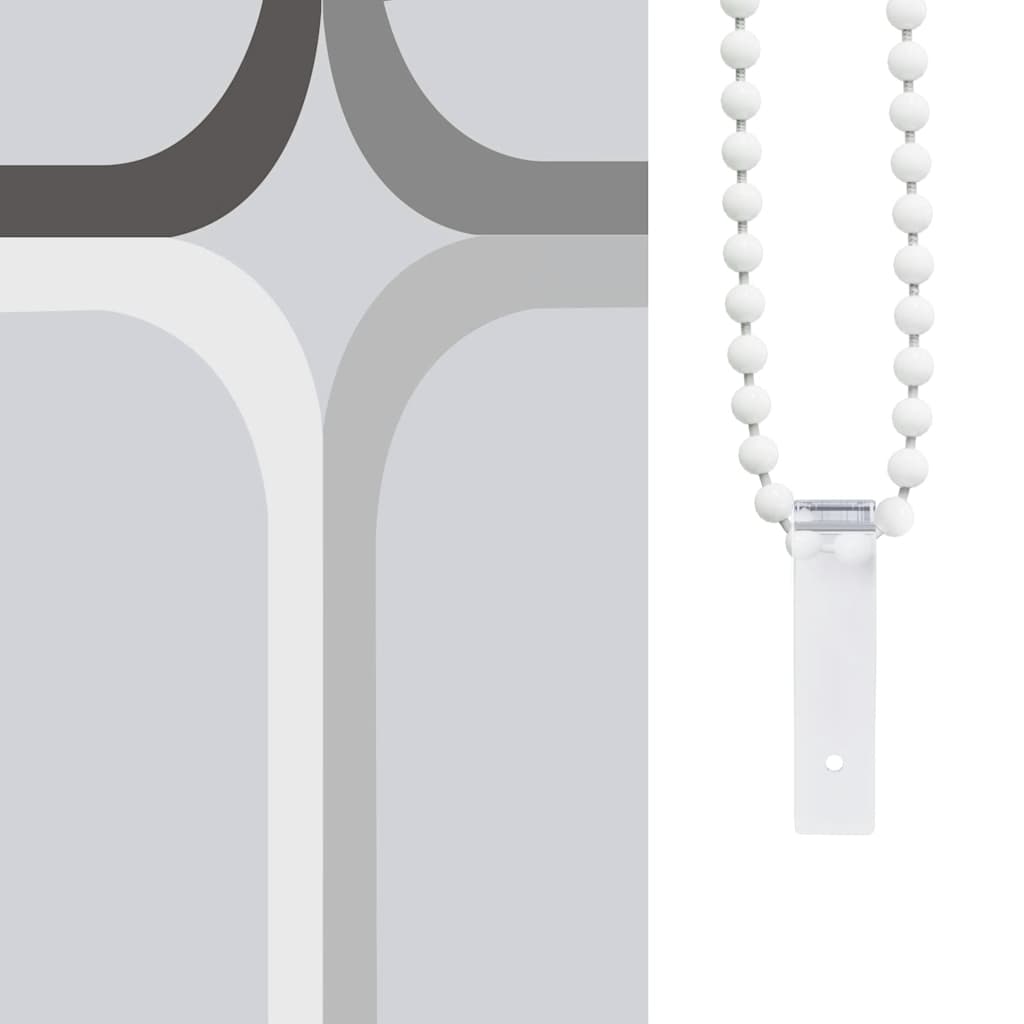 Tenda a Rullo per Doccia 100x240 cm Quadrati - homemem39